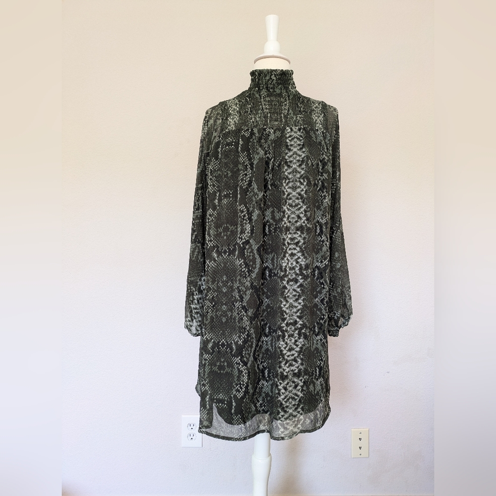 Mock Turtleneck Dress